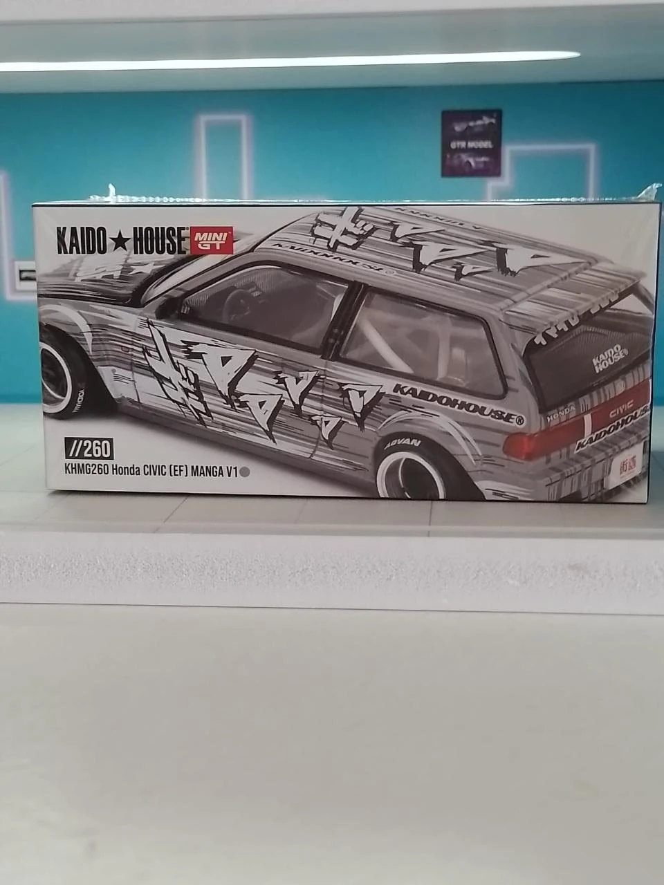 Kaido House 1/64 KH260 Honda Civic (EF) Manga V1 - NOVO/LACRADO – photo 2